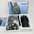 Retevis H777 Two Way Walkie Talkie Radio Black Complete With Charger, Headset