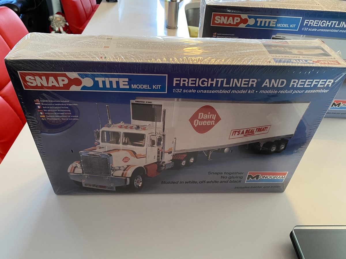 Monogram Snap-Tite Freightliner Dairy Queen Semi Truck model