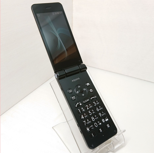 SHARP AQUOS KEITAI BLACK SH-N01 Android Flip Phone Unlocked 601SH Used - 第 3/6 張圖片