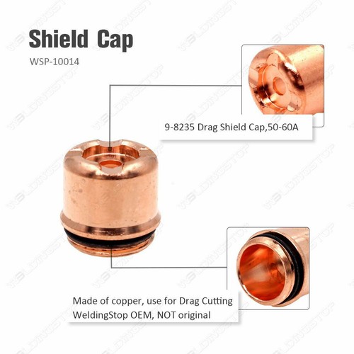 9-8235 Plasma Cutting Drag Shield Cap 50-60A for Thermal Dynamics SL60/100 Torch - Picture 2 of 6