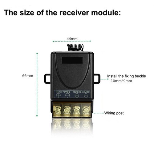 Universal 433MHz Wireless Remote Control Switch Transmitter RF Relay Receiver - Picture 4 of 32