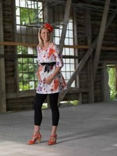 Black maternity leggings - XL