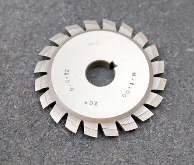IMS Schnecken-Formfräser m = 1,0mm 20° EGW 20 Spannuten - 60x6x13mm + LKN