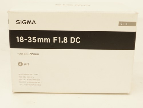 Sigma 18-35mm f/1.8 DC HSM Art Lens for Nikon DSLR Cameras - Picture 7 of 7