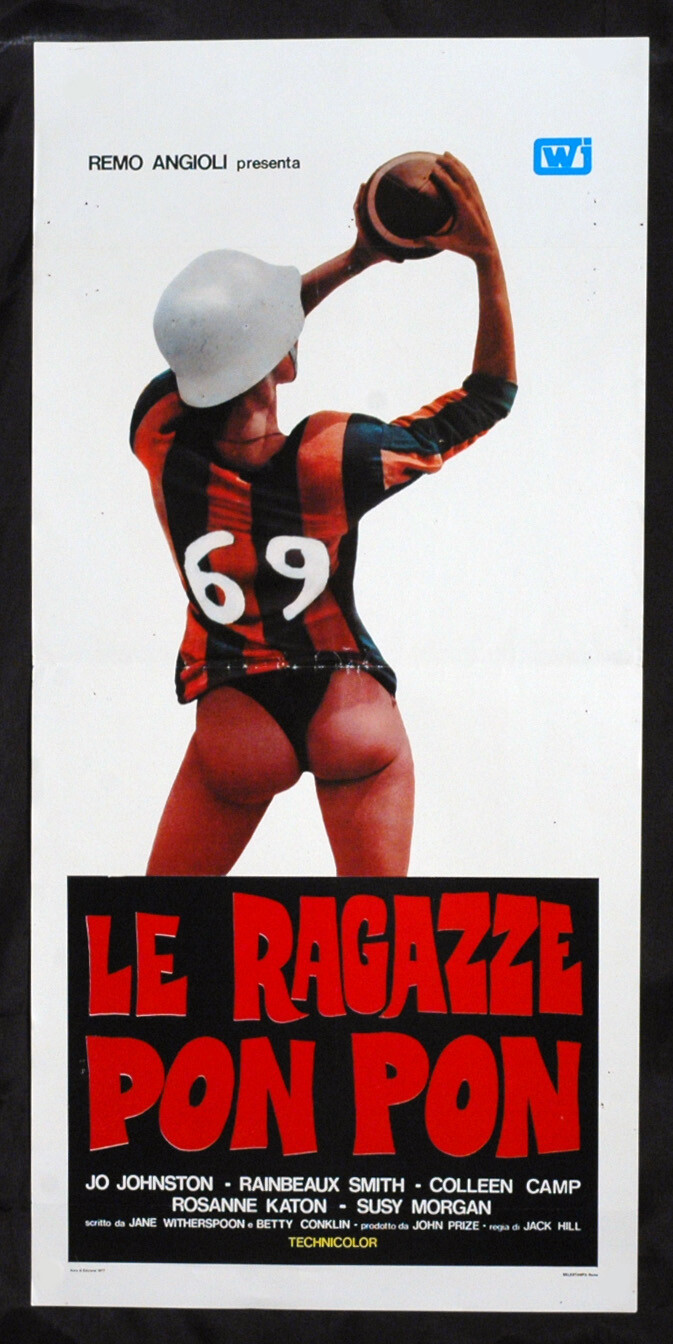 Locandina originale film Le ragazze pon pon (1974) - Regia di Jack Hill