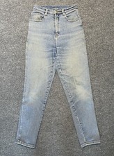 Vintage Jordache High-Waisted Tapered Leg Jeans 10 Light Wash Denim Hong Kong