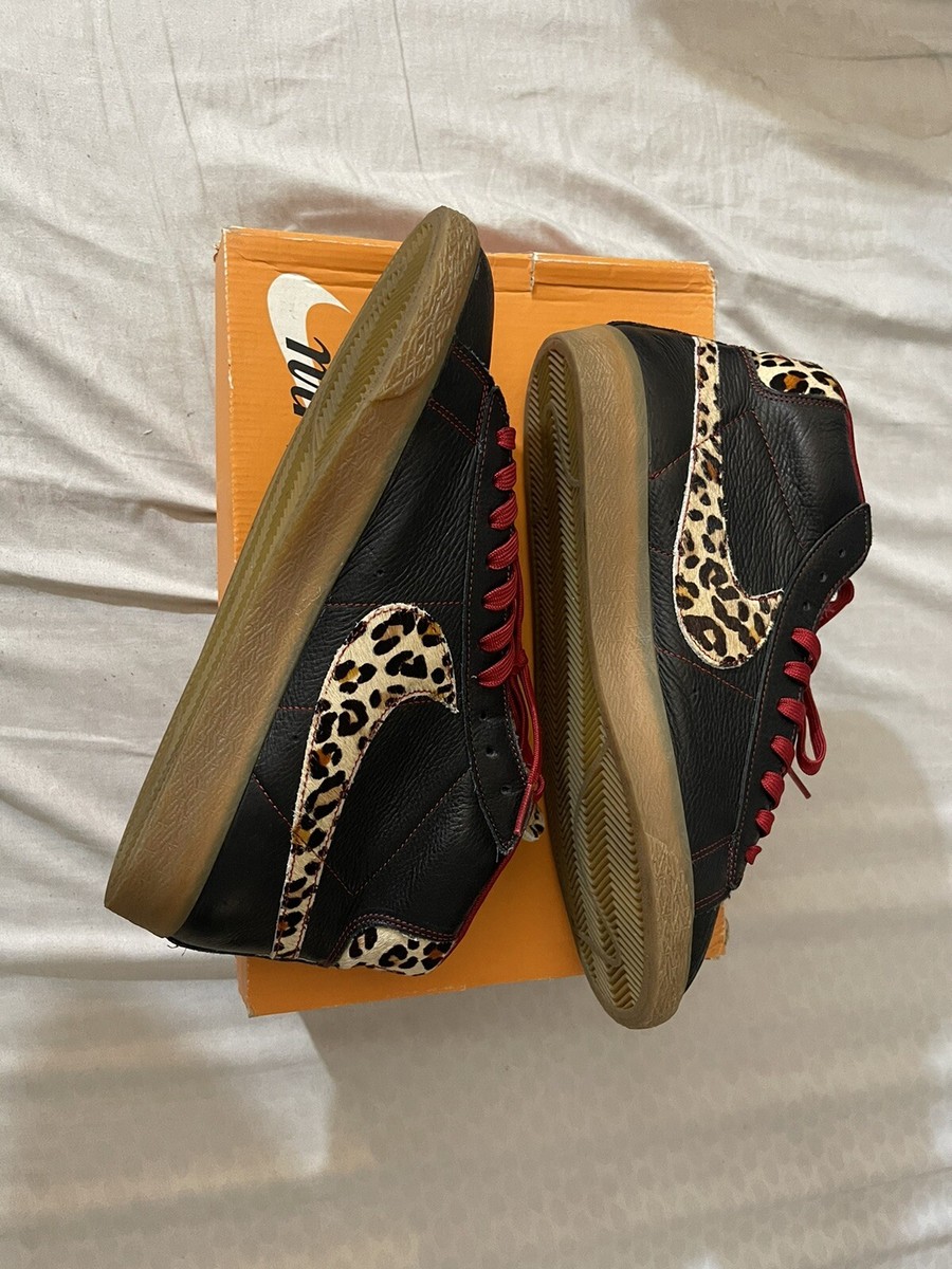 Size 10 - Nike Blazer Mid Premium Vintage Leopard QS Safari  display picture 1