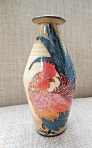Dennis Chinaworks Rare Small Cockerel Vase Limited Edition No. 48 D. 2002 - Picture 2 of 7