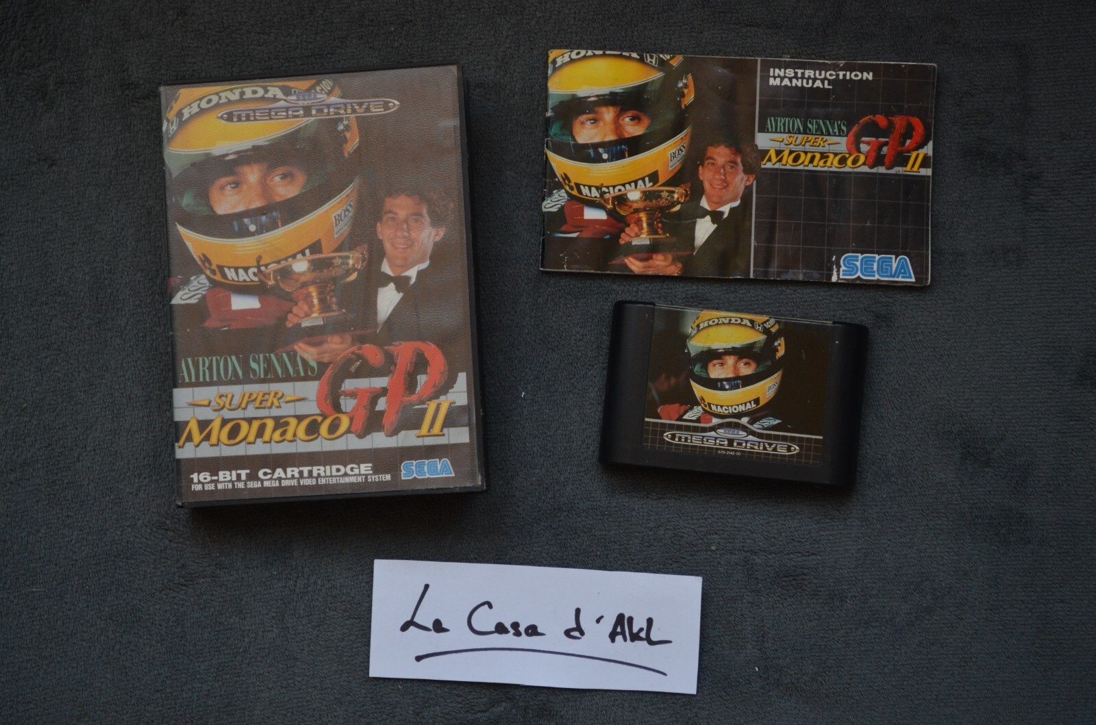 Ayrton Senna's Super Monaco GP II hra na SEGA MASTER SYSTEM I a II | Aukro