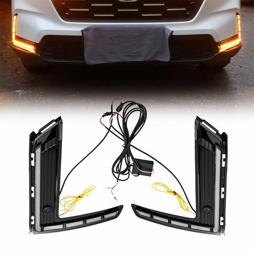 For Honda CR-V CRV 2023-2024 Pair LED Fog Lamp Daytime Running Light Turn Signal - Picture 10 of 14