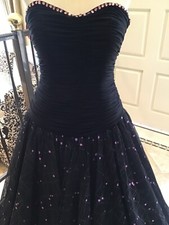 NWOT Alyce Designs pageant quinceanera prom social party dress Black/pink 4