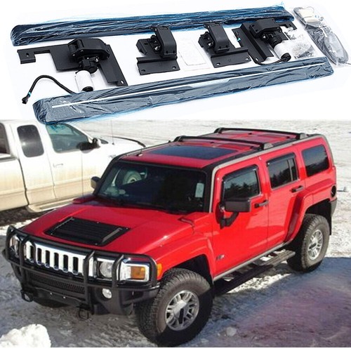 2Pcs Fits For Hummer H3 20072010 Deployable Electric Running Board