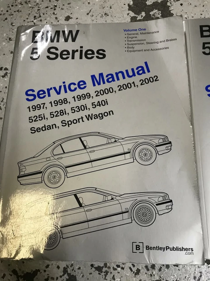 BMW SERIE 5 525i 528i 530i 540i 1997 1998 1999 2000 2001 2002 manual de servicio Foto 2 de 4