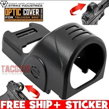 STRIKE INDUSTRIE OPTIC COVER for TRIJICON SRO ONLY Black SHIELD PROTECT TRAINING