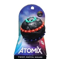 Hasbro Gaming Atomix Brainteaser Puzzle Sphere Ball Game for Ages 7  Up - Black
