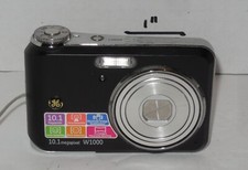 GE General Electric Smart Series W1000 10MP Digital Camera - Black Tested Works