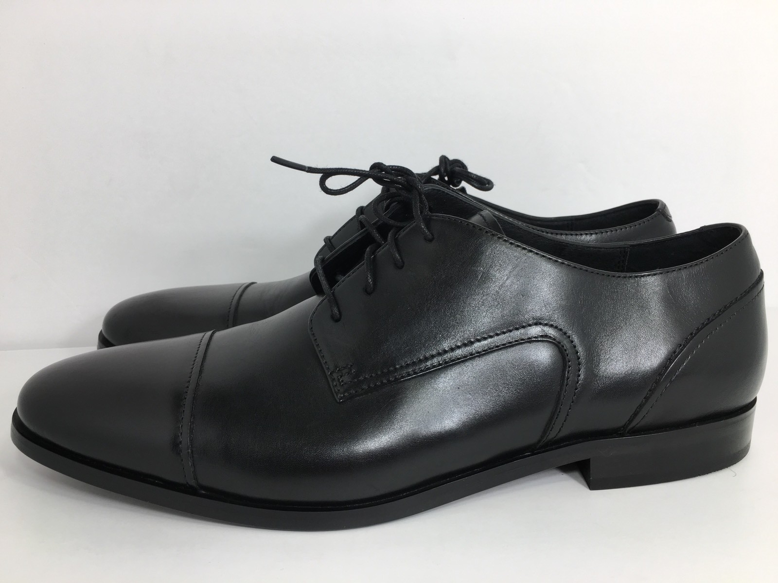 SAOLA Florsheim Uomo Jet Cap Toe Oxford Nero 14120 001 Taglia 11 5 M