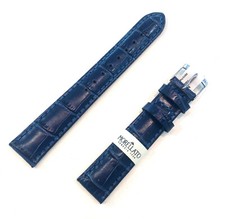 Cinturino Orologio MORELLATO PELLE Imbottito Stampa COCCO BLU CHIARO 18 20 22 mm