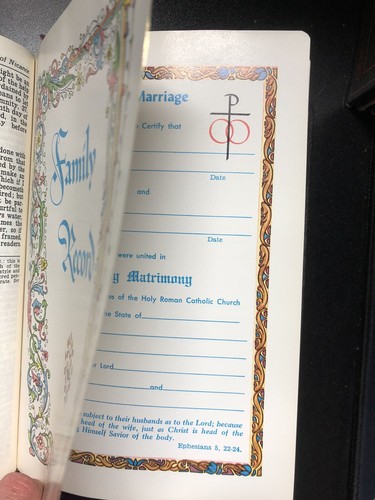 Saint Joseph New Catholic Edition of the Holy Bible Black Hardcover - Imagen 4 de 8