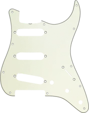 Genuine Fender 62 Stratocaster/Strat S/S/S 11-Hole Guitar Pickguard - MINT GREEN