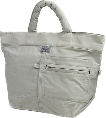 Porter Mile Mini Tote Bag 754-15115 B5 Size 0.59 Pound Beige Nylon 