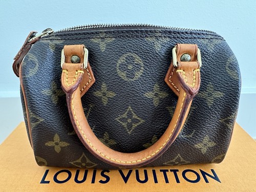Authentic LOUIS VUITTON Monogram Canvas Speedy Nano - Picture 2 of 20