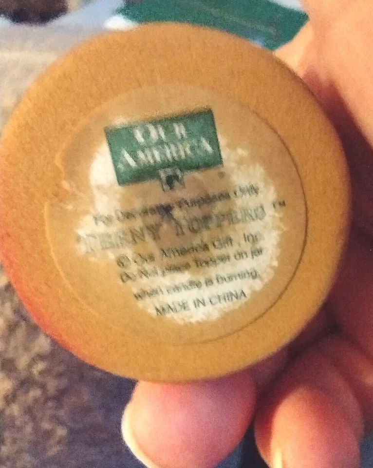 Our America Snowman Teeny Toppers Candle Topper Top Hat Pipe - Image 4 of 4