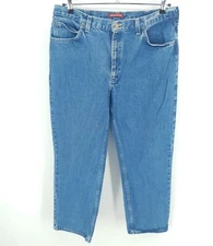 Vtg Ely Cattleman Jeans Mens 38 x 31 Blue Denim Medium Wash Boot Cut USA Cowboy