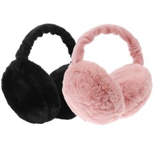 2 Pcs Foldable Ear Muffs Earmuffs Winter Girls Winter Earmuffs