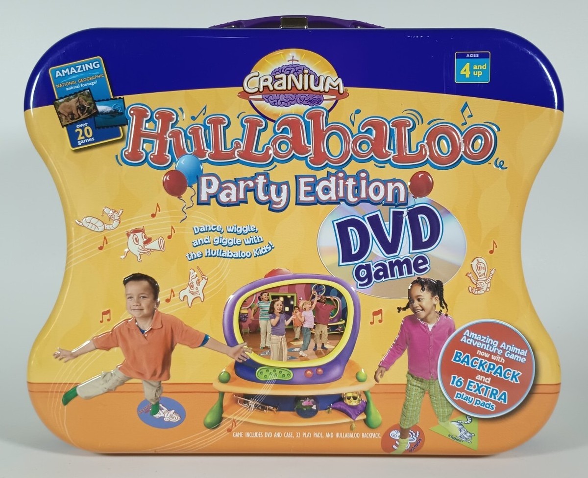Cranium Hullabaloo DVD Party Edition Animal Adventure Game Tin 32