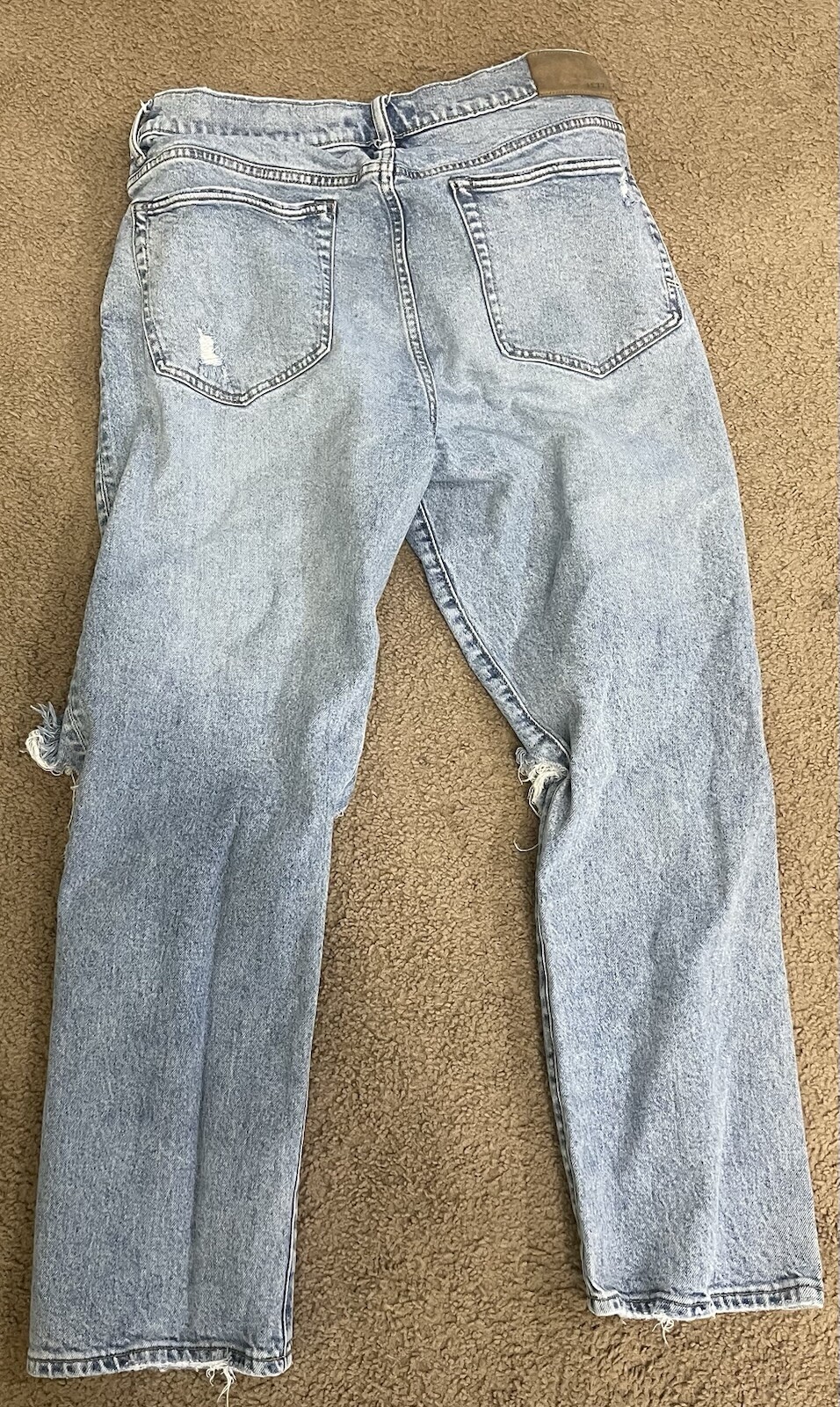 american eagle ae77 Straight Crop Thrashed Distre… - image 2