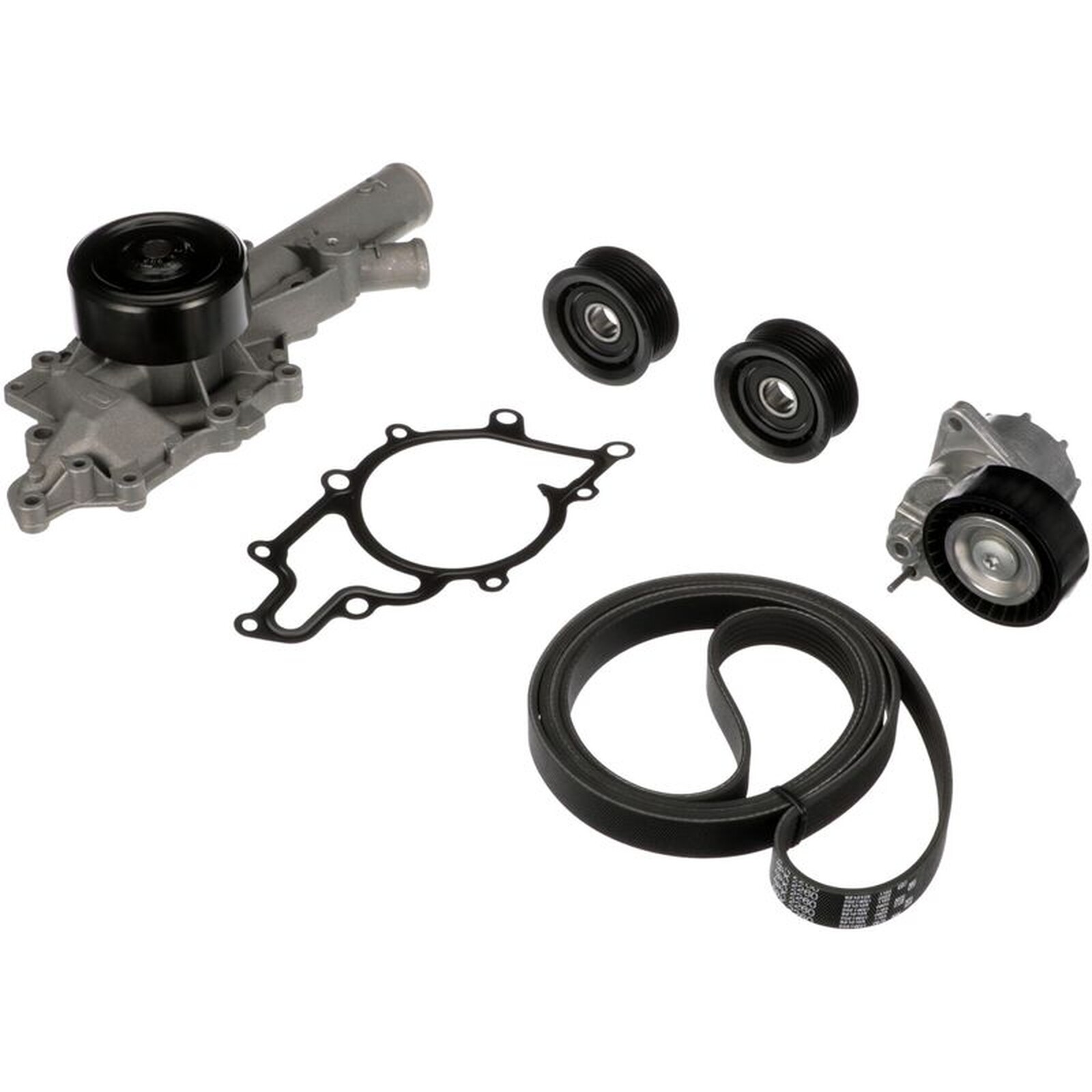 Gates Water Pump & Micro-V Belt Kit KP26PK2260-1- OE Quality Fit & Construction