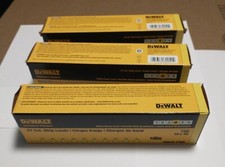 Lot of 3 - DEWALT 50626-PWR BOX OF 10 .27 CAL. STRIP LOADS YELLOW POWER LEVEL 4
