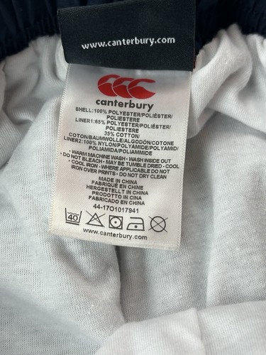 Canterbury Of New Zealand Pantaloni da Pista Rugby Pantaloni da Allenamento Uomo Blu Medium A7 - Foto 8 di 11