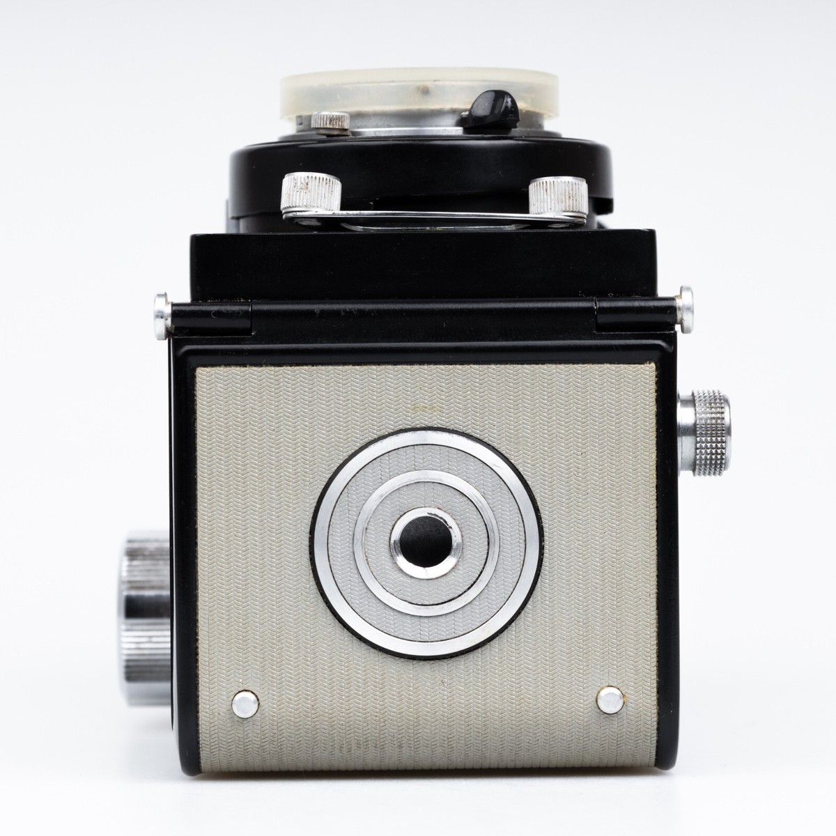 SERVICED Rare Biege Flexaret Standard Czech Meopta 3.5/80 Belar