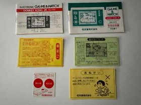 DONKEY KONG Jr. Nintendo Game & Watch Vintage - DJ-101 #4800 -M in Japan - 1982