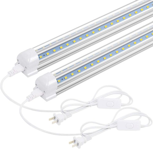 T8 20W 2FT LED Tube Lights Garage Workshop Utility LED Shop Light Fixtures 6000K - Picture 10 of 10