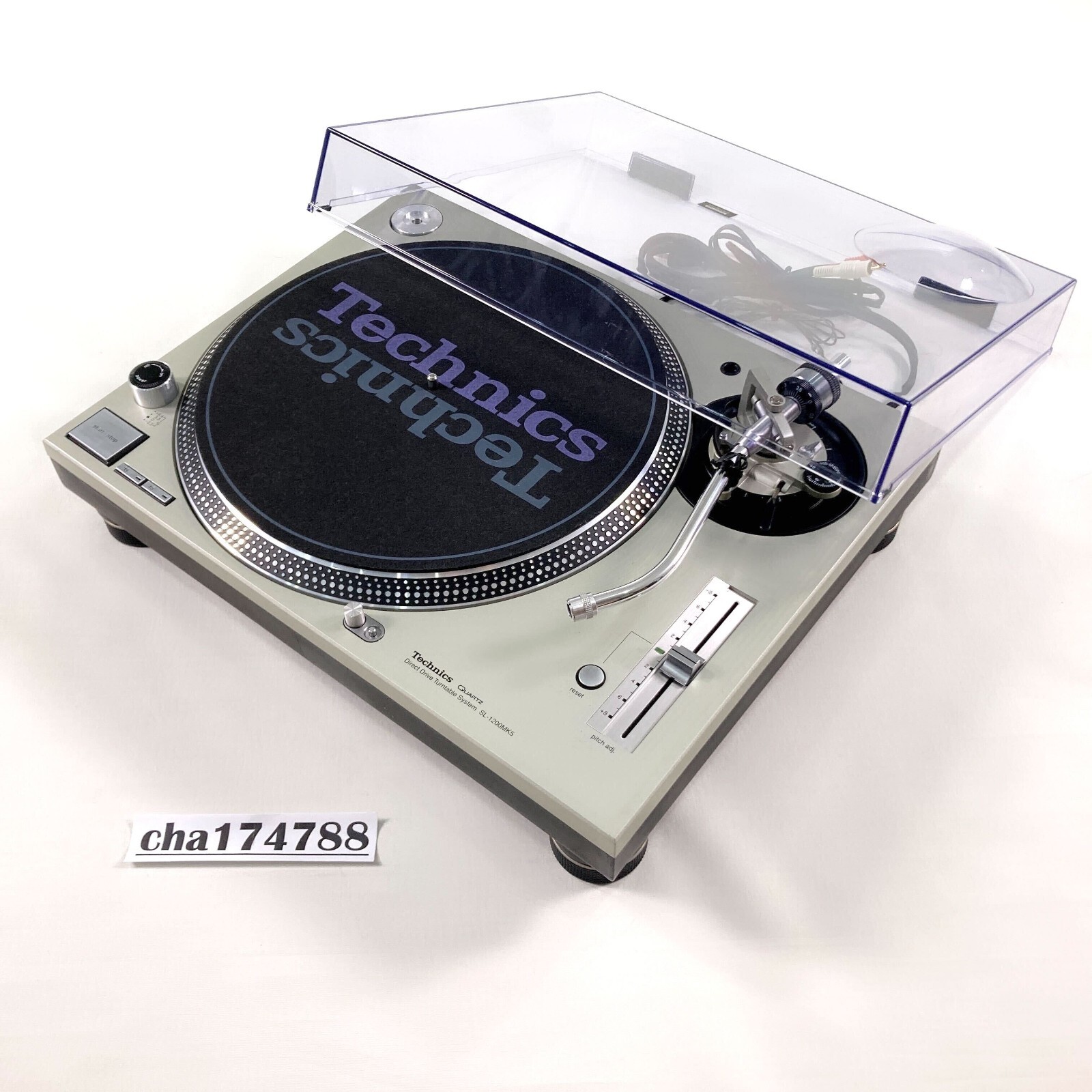 Technics SL-1200MK5 Turntable DJ Player silver W453×H162×D353mm 