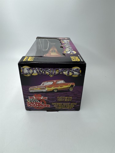 1999 Racing Champions 1:24 LOWRIDIN DREAMS Lowriders #4 1940 Orange Ford Coupe - Picture 2 of 6