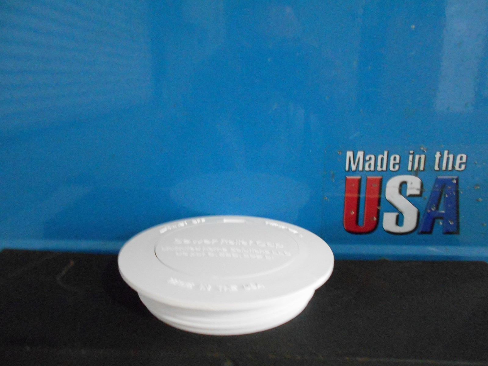 4" Flip Top Homesaver Sewer Relief Cap, Backflow Preventer, Sewer Cap