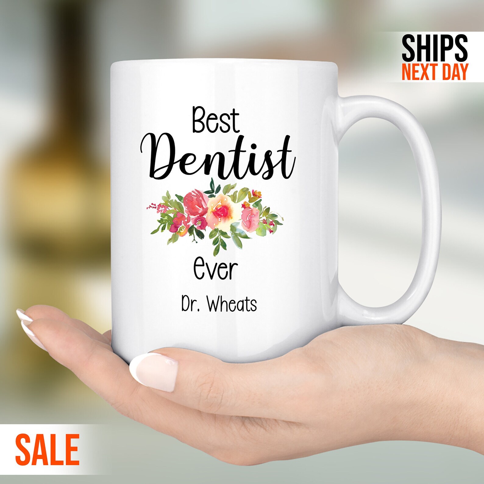 Dentist Mug Custom Dentist Mug Professional Mug Co Worker Gift Personalized Gift