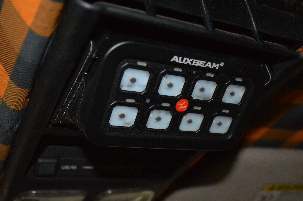 97-01 Jeep Cherokee Auxbeam 8 switch mount 97-01 XJ 93-98 ZJ