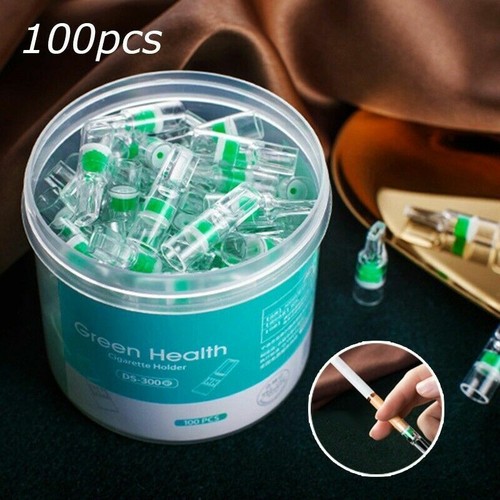 100x Cigarette Holder Smoking Filters Cigaret Tar-proof Filtrator Healthy Safety - Picture 2 of 10