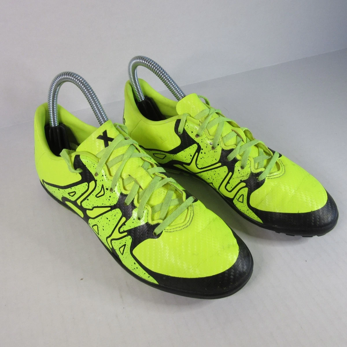 Adidas Chaos X 15.3 Astro Soccer Shoes Turf Cleats Lime Yellow Menu0026#039;s 5  Womenu0026#039;s 7 | eBay