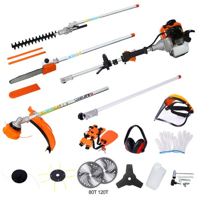 （NEW）12 in 1 Multi-Functional Trimming Tool,32.6CC 2-Cycle Garden Tool Syste
