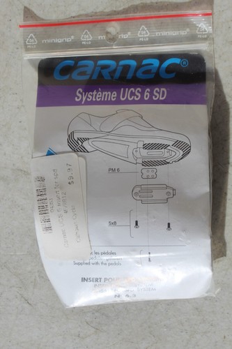 Carnac Shoe Cleat Insert Adaptor System UCS 6 C-Insert SBT NOS - Picture 4 of 10