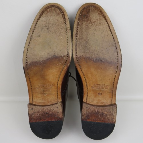 Crosby Square Men's Dark Brown Leather Steven’s Derby Shoes Size 12 #102591 - Picture 3 of 13