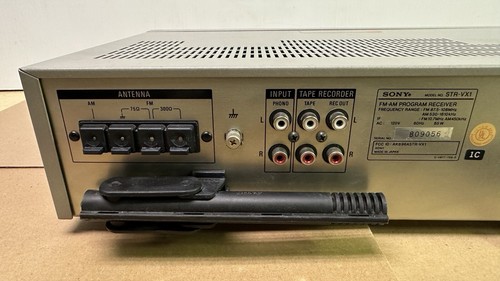 Sony STR-VX1 Stereo Receiver AM FM Phono Tape Inputs Tested made Japan Vintage - Picture 9 of 10