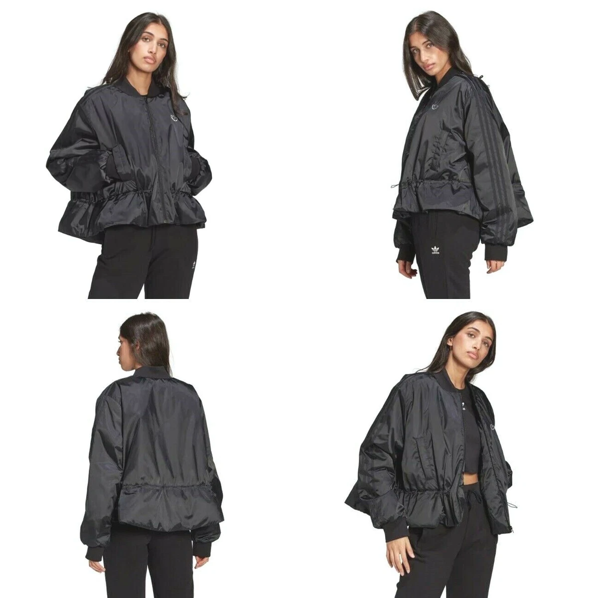 Adidas Originals Fashion Relaxed Fit Jacket Women s XS Black