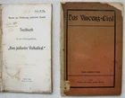 Judaica 2 Antique books on Jewish music, Illustr.,  1906, 1913, in German